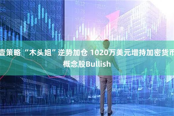 壹策略 “木头姐”逆势加仓 1020万美元增持加密货币概念股Bullish