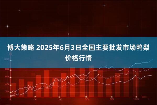 博大策略 2025年6月3日全国主要批发市场鸭梨价格行情
