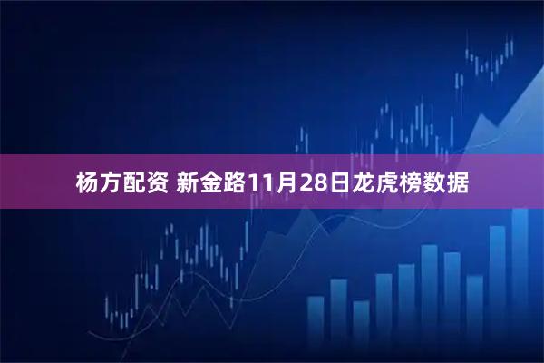杨方配资 新金路11月28日龙虎榜数据